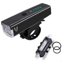 USBPowered Bike Headlight Easy to Install Smart Handlebar Light Rainproof High Brightness Cycle SET with 918 Light