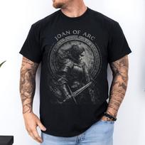 Joan of Arc Shirt: Medieval Warrior T-Shirt | Feminine Power Unisex Tee | Gothic Knight Shirt XL