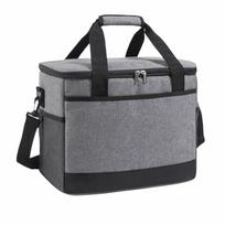 Oxford Cloth Insulated Lunch Bag Foldable Picnic Cooler Tote Thermal Cooler Bag  For Picnics pilka