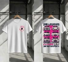 JDM Legends T- Japanese Cars Graphic Tee Drift Racing Streetwear TopUS Unisex T-Shirt M