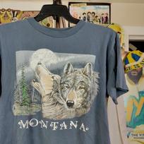 Wolf  Montana Alore Tag Size Large 21.5x28 A2 Unisex T-Shirt XXXL