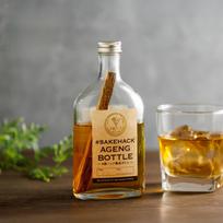 Whisky Home Aging Mizunara Stick with 200ml Glass Bottlen Set ideal for Gift, made from Japan Hokkaido Mizunara Oak
