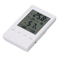 Humidity and Temperature Monitor Multifunctional Digital Hygrometer Thermometer with Probe for Home ABS