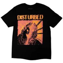 Disturbed European Tour 23 Split Face Tshirt Unisexs L