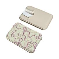 Dog Cat Fold Makeup Mirror Tulip Flower Bowknot Vanity Mirror Cute Desktop Stand Mirror  Home Decor Bowknot