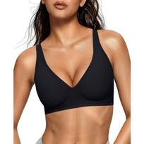 Plus Size Women Seamless Comfortable Gathering Anti Sagging Bra For Large Chest S juoda