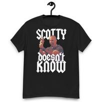 Eurotrip Movie - Scotty Doesn't Know Quote T-shirt L