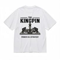Oversize Breathable Classic T-Shirt Fallen Pawns Power Metaphor Tee M