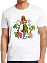 Hula Girl Hawaiian Surfing Sailing Nautical Aloha Cool Gift Tee T Shirt M115 XXXL