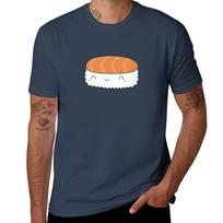 Cute Kawaii Sushi Tshirt Simple Solid Color Crew Neck Tee S