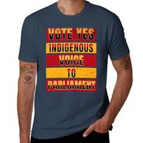 Vote Yes Indigenous Voice To Parliaunisext Tshirt Work Outdoor Short Sleeve Tee S