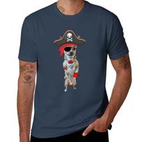 Hookhanded Pirate Chihuahua Tshirt Casual Soft Cotton Short Sleeve Tee S