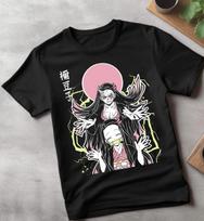 Nezuko marškinėliai Demon Slayer Kokushibo Kimetsu No Yaiba Tanjiro marškinėliai Visų dydžių S