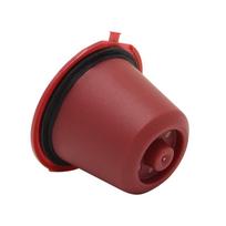 Reusable Refillable Coffee Pods for Filter Coffee Machines One Size raudona