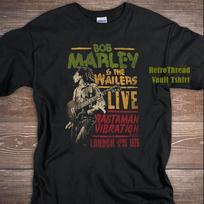 Bob Marley Unisex T-Shirt Rastaman Vibration Tour 1976 L