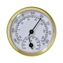 Lightweight Portable Pointer Type Hygrometer Thermometers With Metal Case Humidness Temperature Gauge For Travel Camping auksas
