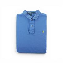 Seconde vie - Polo manches courtes Homme  Bleu clair - Bon état M