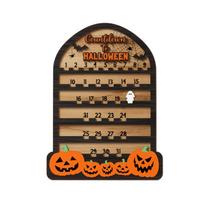 Halloween Countdown Calendar, Advent Calendar for Halloween Decor, Day Activity Board One Size geltona