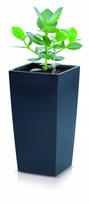 URBI DURS225 tall flowerpot with insert | Anthracite