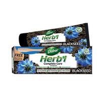 Visapusiškos priežiūros dantų pasta 150g + NEMOKAMAS dantų šepetukas Dabur Herb'l Juodgrūdžių 1 unit
