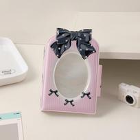 Ins Ballet Bow 3inch Po Albums Kpop Pocards Holder Mini album Kawaii Postcard Collect Albunes de fotos