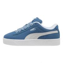 Puma  Suede XL Plaid Lace - Blue Horizon Women Sneakers White 398310-01 35.5