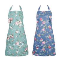 2PCS Sleeveless Korean Styles Apron For Cooking Kitchen BBQ Craft Breathable Cotton Linen Smock Kitchen Apron Unisex