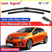2 VNT. Renault Clio Lutecia 5 V BF Priekinio stiklo valytuvų šluotelės Automobilio priedai 28 +12\ Renault Clio