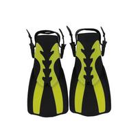 Union Messenger Diving & Snorkeling Fins geltona