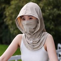 Cooling Summer UV Protection Balaclava Face Masks Breathable Holes Design Full Head Sun Shield for Men Women Cycling Masks 1PC