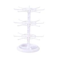Multifunctional Jewelry Display Rotating Tower Plastic Texture Suitable for Necklace Bracelet Storage and Presentation balta