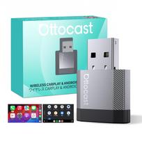 OTTOCAST MINI Nova 2026 New Release Wireless CarPlay Adapter for Android Auto Wired CarPlay Compact Technical Standards Compliance Certified