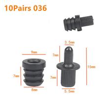10Pairs Screw Clip Speaker Grill Pegs Kit DIY Ball Net Cover Buckles Pin Type Plastic Snap Button