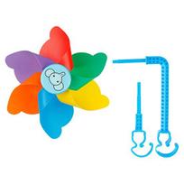 Bicycle Windmill Cartoon Colorful Tassel Long/Short Pole Fan Blade Decorative Universal Flexible Outdoor Children Bike A