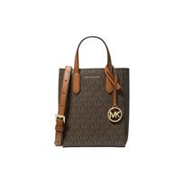 Michael Kors Logo Mini Shoulder Tote Bag Women handbags Brown Acorn 32H3G5SC0B-BRN/ACORN Basic Set (Bag+Dust Bag)
