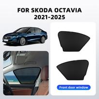 Sun Shade Shield For Skoda Octavia 4 2020 2021 2022 2023 2024 2025 Windshield Blind Curtain Rear Side Window Sun Shade Visor. Sedan front 2pcs