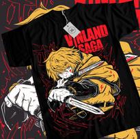 Vinland Saga Shirt,Thorfinn Shirt, Vinland,Askeladd,Manga Black Shirt,All Size XXL