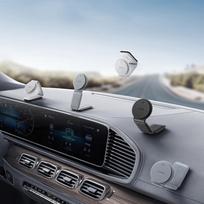BASEUS Car Magnetic Wireless Charging Phone Holder, Multifunctional Foldable Dashboard Display Stand for Vehicles
