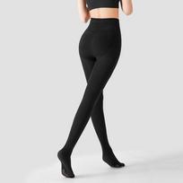 Kave 80-200G Basic Stocking Women Autumn Winter Fleece Warm Tights High Waist Tummy Control Support Stockings Black Leggings 40-60kg