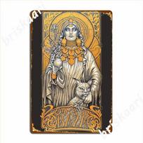 Dama De Baza Lady Of Baza Poster Metal Plaque Club Pub Garage Classic Wall Plaque Tin Sign Posters 20X30CM