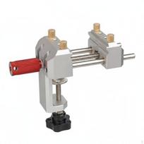 Mini Bench Vise Aluminum Alloy Vice Multifunctional Tabletop Clamp for Workshop, sidabras