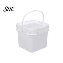 Kitchen Organization And Storage Solutions Square Food Container, with Lids Handle, Stackable Leakproof for Pantry Plastic Bin, Rice Flour Dry 1L