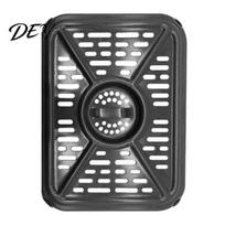 Nonstick Air Fryer Tray for DZ550 Grill Pan, Durable Aluminum Grease Tray, with Rubber Cooking Rack Accessories Pad, Heat Circulation Replacement 1pc