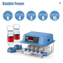 Intelligent Electric Incubator Double Power Automatic Egg-turning Chicken, Duck, Goose, Pigeon, Peacock And Parrot Egg Incubator
