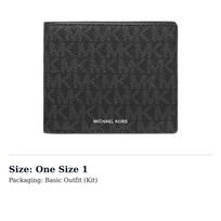 MICHAEL KORS MK Cooper Artificial Leather Wallet Regular Mens Black 36U9LCRF3B-001 One Size 1 juoda
