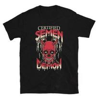 Matt Rife Certified Semen Demon Funny Tee Unisex Short Sleeve Shirt M