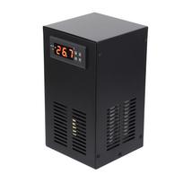 Akvariumo aušintuvas Wifi Skaitmeninis ekranas Tylus Hidroponikos vandens aušintuvas Žuvų tankui Akvakultūrai 35L ES kištukas alloy steel gray