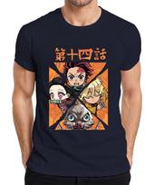 Kimetsu No Yaiba Tanjiro Nezuko Zenitsu Inosuke Chibi Gift Unisexs Tshirt S