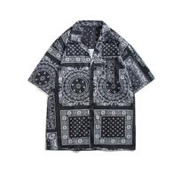 Summer seaside vacation shirt, men's all-match shirt L