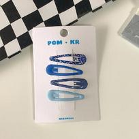 Children's Milk Red Hairpin Bb Clip Girls Girls Side Clip Forehead Bangs Clip Baby Does Not Hurt Hair Sweet Hair Accessories